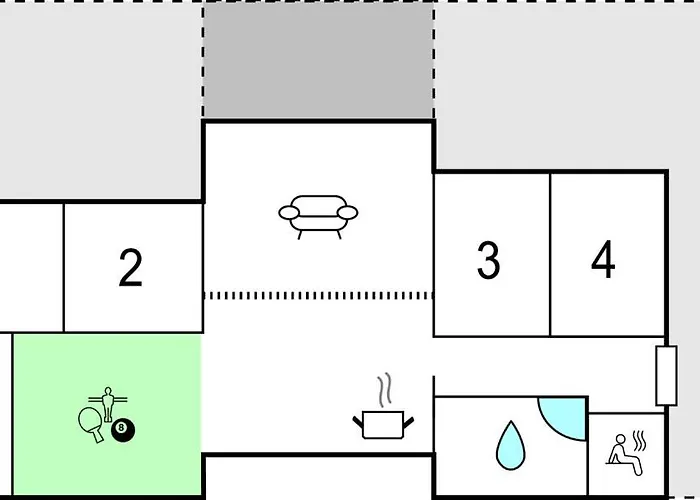 Four-bedroom With A Hot Tub 08 *